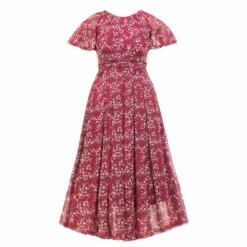 Jolie Moi Red Julita Mesh Maxi Dress -Jolie Moi Shop unnamed file 1007