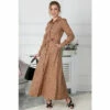 Jolie Moi Brown Vihana Shirt Maxi Dress -Jolie Moi Shop unnamed file 1021
