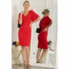 Jolie Moi Red Beverly Bodycon Dress -Jolie Moi Shop unnamed file 1034