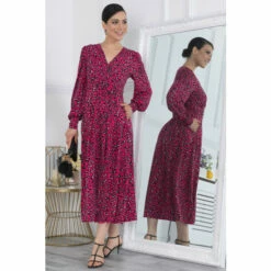 Jolie Moi Pink Long Sleeve Jersey Maxi Dress 11 Jolie Moi Pink Long Sleeve Jersey Maxi Dress -Jolie Moi Shop unnamed file 1056