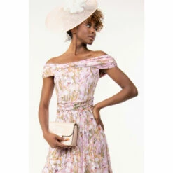 Jolie Moi Pink Bardot Neck Mesh Midi Dress 6 Jolie Moi Pink Bardot Neck Mesh Midi Dress -Jolie Moi Shop unnamed file 106