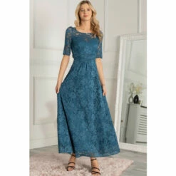 Jolie Moi Blue Elbow Sleeve Lace Maxi Dress 10 Jolie Moi Blue Elbow Sleeve Lace Maxi Dress -Jolie Moi Shop unnamed file 1088