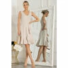 Jolie Moi Cream Sonya Flounce Shift Dress -Jolie Moi Shop unnamed file 1111