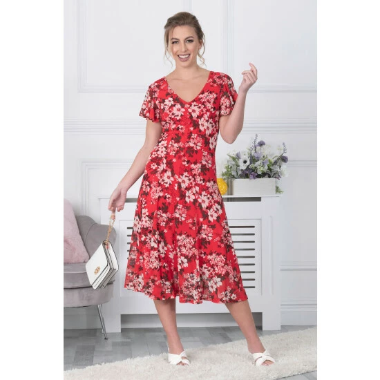 unnamed-file-1145.jpg Jolie Moi Colette Red Fit And Flare Mesh Dress -Jolie Moi Shop unnamed file 1145