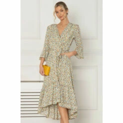 Jolie Moi Yellow Geelan Tiered Hem Midi Dress 6 Jolie Moi Yellow Geelan Tiered Hem Midi Dress -Jolie Moi Shop unnamed file 1227