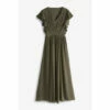 Jolie Moi Green Frilly Shoulder Chiffon Maxi Dress -Jolie Moi Shop unnamed file 1267