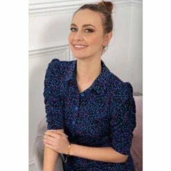 Jolie Moi Animal Calla Ruched Sleeve Shirt Dress -Jolie Moi Shop unnamed file 1306