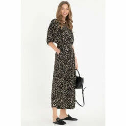 Jolie Moi Cleo Batwing Jersey Brown Dress 4 Jolie Moi Cleo Batwing Jersey Brown Dress -Jolie Moi Shop unnamed file 1329