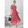 Jolie Moi Red Giana Mesh Maxi Dress -Jolie Moi Shop unnamed file 134