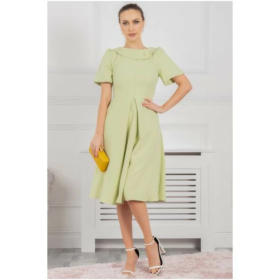 unnamed-file-1372.jpg Jolie Moi Debora Green Button Neck Dress -Jolie Moi Shop unnamed file 1372