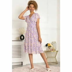 Jolie Moi Purple Gabielle Tiered Midi Dress -Jolie Moi Shop unnamed file 1376