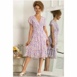 Jolie Moi Purple Gabielle Tiered Midi Dress -Jolie Moi Shop unnamed file 1378