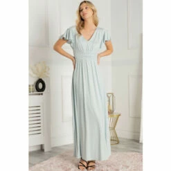 Jolie Moi Blue Twist Waist Jersey Maxi Dress -Jolie Moi Shop unnamed file 1431