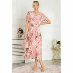 Jolie Moi Purple Giana Mesh Midi Dress -Jolie Moi Shop unnamed file 146