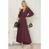 Jolie Moi Red Callisto Long Sleeve Maxi Dress -Jolie Moi Shop unnamed file 1498
