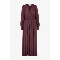 Jolie Moi Red Callisto Long Sleeve Maxi Dress -Jolie Moi Shop unnamed file 1504