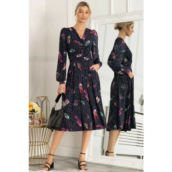 unnamed-file-1535.jpg Jolie Moi Blue Harper Long Sleeve Jersey Dress -Jolie Moi Shop unnamed file 1535