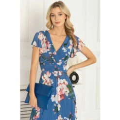 Jolie Moi Blue Allura Mesh Maxi Dress -Jolie Moi Shop unnamed file 1551