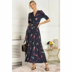 Jolie Moi Blue Airis Printed Maxi Dress -Jolie Moi Shop unnamed file 1585