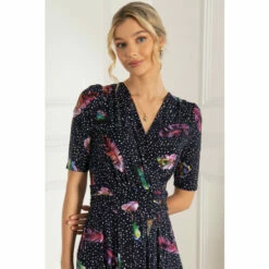 Jolie Moi Blue Airis Printed Maxi Dress -Jolie Moi Shop unnamed file 1587