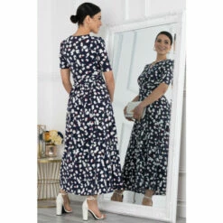 Jolie Moi Acadia Blue Wrap Maxi Dress -Jolie Moi Shop unnamed file 162