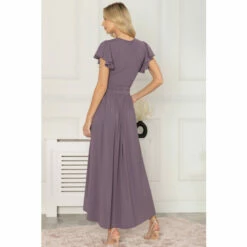 Jolie Moi Purple Airene Cap Sleeve Maxi Dress -Jolie Moi Shop unnamed file 1622