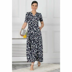 Jolie Moi Acadia Blue Wrap Maxi Dress -Jolie Moi Shop unnamed file 163
