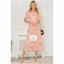 Jolie Moi Pink Giana Mesh Maxi Dress -Jolie Moi Shop unnamed file 1637