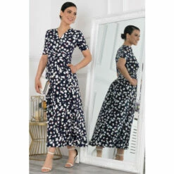 Jolie Moi Acadia Blue Wrap Maxi Dress -Jolie Moi Shop unnamed file 164