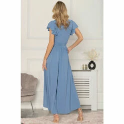 Jolie Moi Blue Airene Cap Sleeve Maxi Dress -Jolie Moi Shop unnamed file 1646