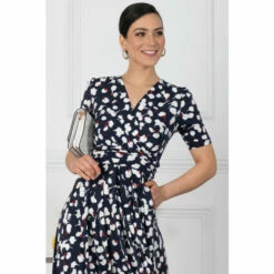 Jolie Moi Acadia Blue Wrap Maxi Dress -Jolie Moi Shop unnamed file 165