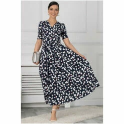 Jolie Moi Acadia Blue Wrap Maxi Dress -Jolie Moi Shop unnamed file 166