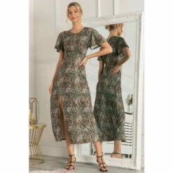 Jolie Moi Green Dalilah Maxi Dress -Jolie Moi Shop unnamed file 1677