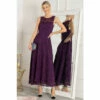 Jolie Moi Purple Lace Fit & Flare Maxi Dress -Jolie Moi Shop unnamed file 1723