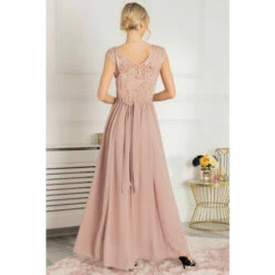 Jolie Moi Pink Lace Bodice Maxi Prom Dress -Jolie Moi Shop unnamed file 1730