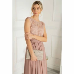 Jolie Moi Pink Lace Bodice Maxi Prom Dress -Jolie Moi Shop unnamed file 1733
