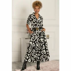 Jolie Moi Andora Black Printed Maxi Dress -Jolie Moi Shop unnamed file 1749