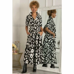 Jolie Moi Andora Black Printed Maxi Dress -Jolie Moi Shop unnamed file 1750