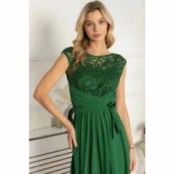 Jolie Moi Green Lace Bodice Maxi Dress -Jolie Moi Shop unnamed file 176