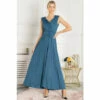 Jolie Moi Blue Draped Maxi Dress -Jolie Moi Shop unnamed file 1771