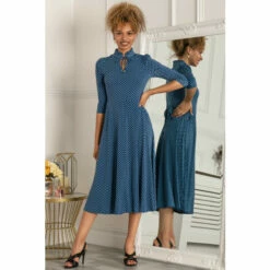 Jolie Moi Blue Jennifer Tie Neck Midi Dress 5 Jolie Moi Blue Jennifer Tie Neck Midi Dress -Jolie Moi Shop unnamed file 1792