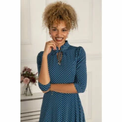Jolie Moi Blue Jennifer Tie Neck Midi Dress 6 Jolie Moi Blue Jennifer Tie Neck Midi Dress -Jolie Moi Shop unnamed file 1793