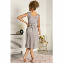 Jolie Moi Grey Lace Bodice Pleated Prom Dress 5 Jolie Moi Grey Lace Bodice Pleated Prom Dress -Jolie Moi Shop unnamed file 1804