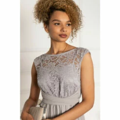 Jolie Moi Grey Lace Bodice Pleated Prom Dress 6 Jolie Moi Grey Lace Bodice Pleated Prom Dress -Jolie Moi Shop unnamed file 1805