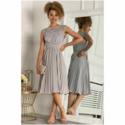 Jolie Moi Grey Lace Bodice Pleated Prom Dress 7 Jolie Moi Grey Lace Bodice Pleated Prom Dress -Jolie Moi Shop unnamed file 1806