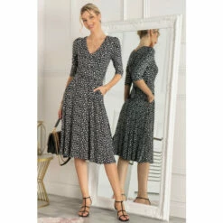 Jolie Moi Valeria Black Viscose Midi Dress 4 Jolie Moi Valeria Black Viscose Midi Dress -Jolie Moi Shop unnamed file 1851