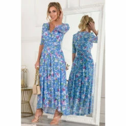 Jolie Moi Blue Ressie Dip Hem Maxi Dress -Jolie Moi Shop unnamed file 1882
