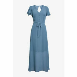 Jolie Moi Blue Flare Sleeve Chiffon Maxi Dress -Jolie Moi Shop unnamed file 2041