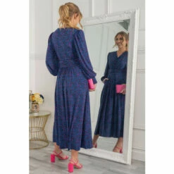 Jolie Moi Blue Nancy Long Sleeve Maxi Dress -Jolie Moi Shop unnamed file 2054