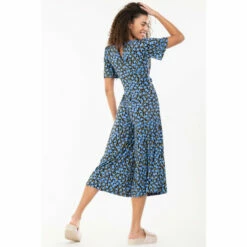 Jolie Moi Blue Bess Floral Print Tie Waist Jumpsuit -Jolie Moi Shop unnamed file 2150